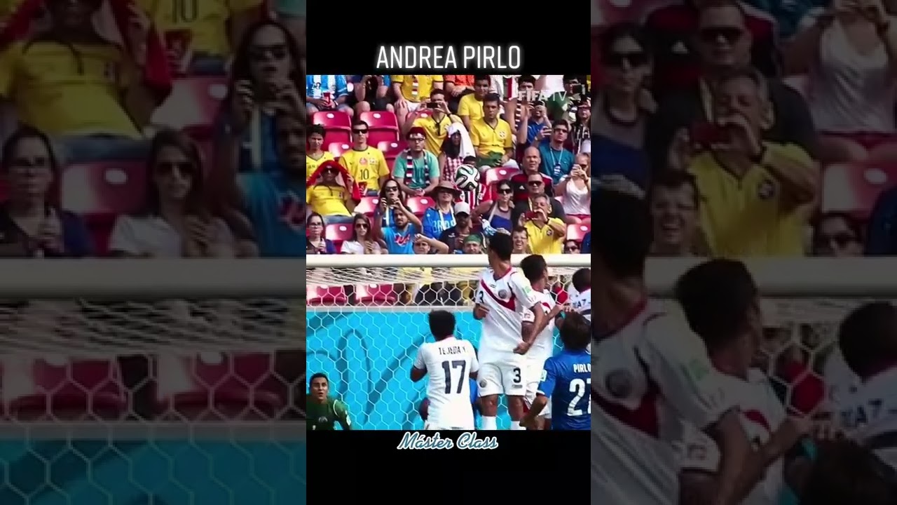 Maestro Andre Pirlo🦯🇮🇹المايسترو اندريا بيرلو🦯🇮🇹#football #shorts #كرة_القدم