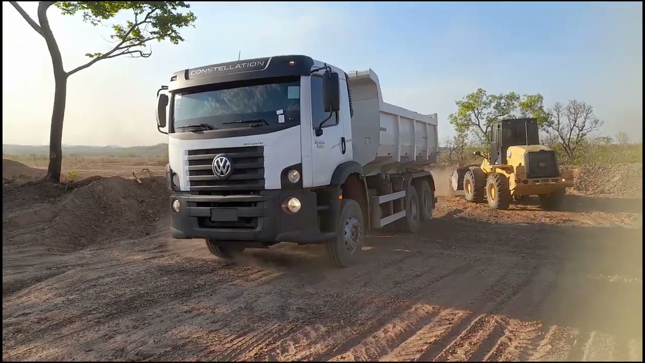 CAT 914K  e MICHIGAN 140  carregamento duplo