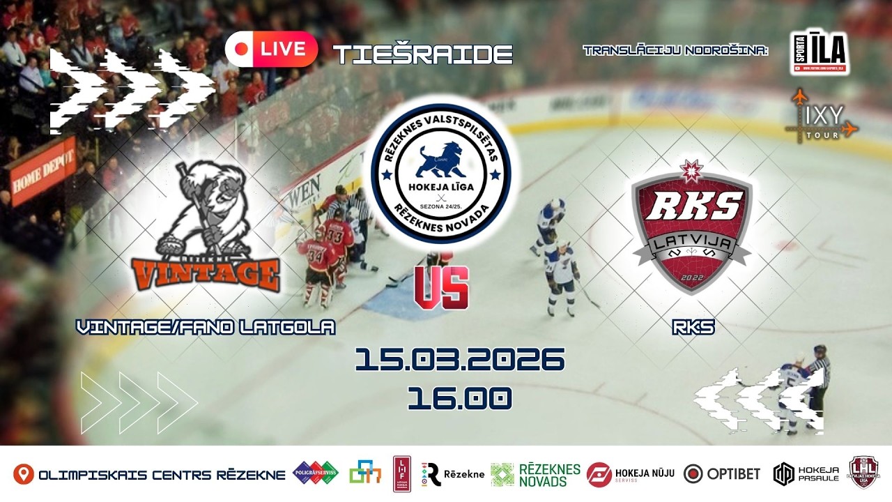 15.03.2026 - RVRNHL - VINTAGE/FANO LATGOLA vs. RKS