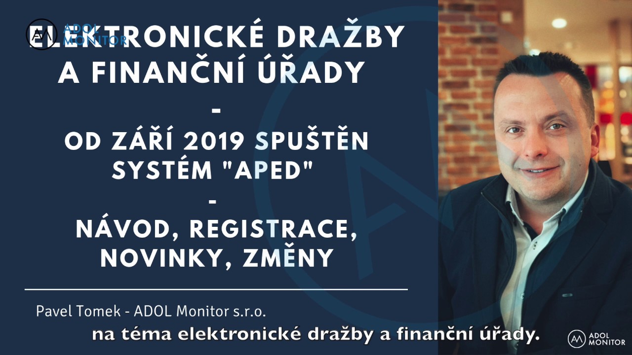 Finanční úřady spustili elektronické dražby od září 2019 - rady, tipy, registrace, výjimky