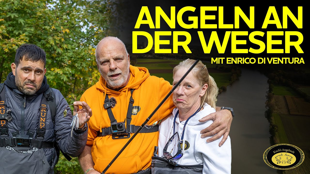 RAUBFISCHANGELN AN DER WESER | Enrico di Ventura | Koch's Angelwelt