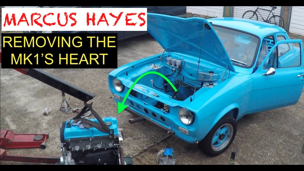 ST170 MK1 ESCORT ENGINE REMOVAL. CLUTCH ISSUE STILL NOT SOLVED! :(