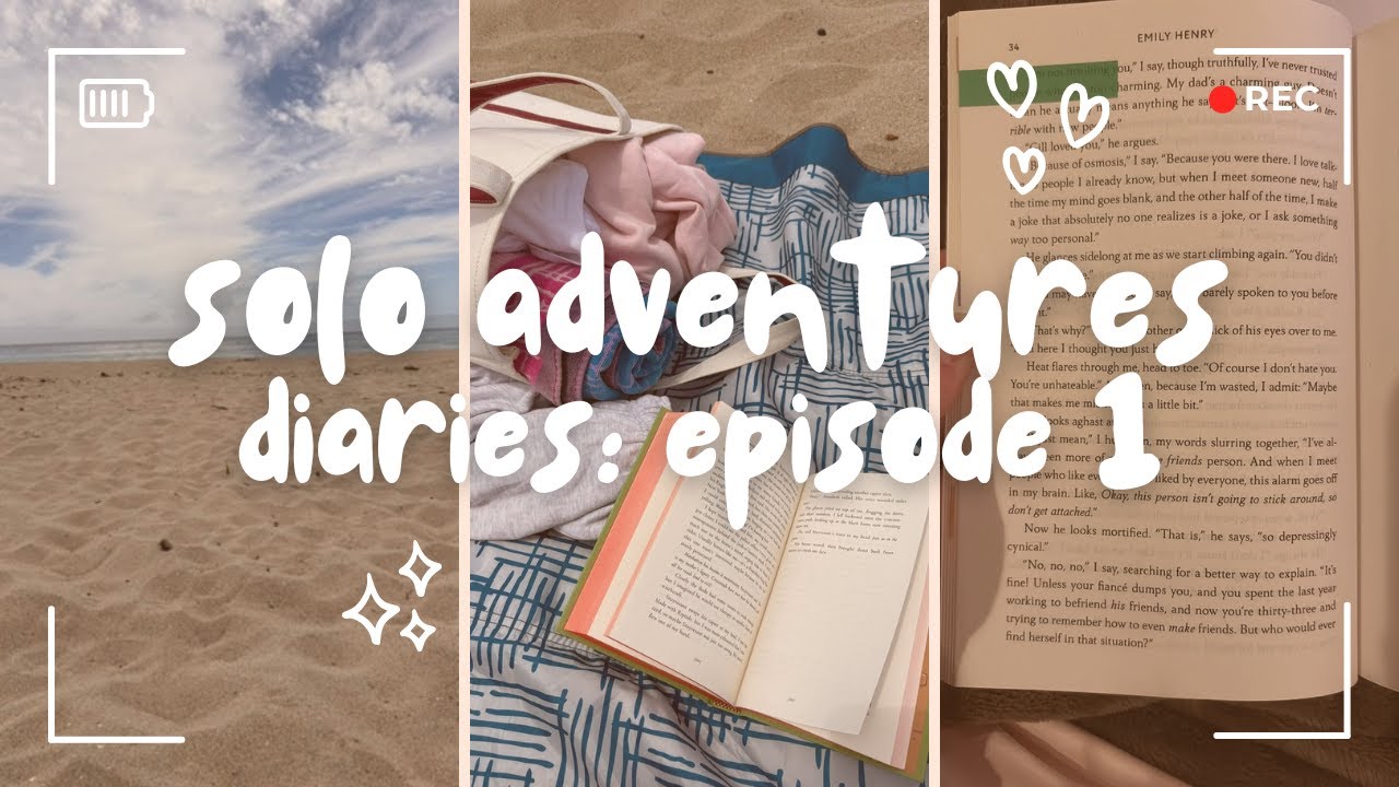 solo adventure diaries episode 1 | beach day ⛱️☀️