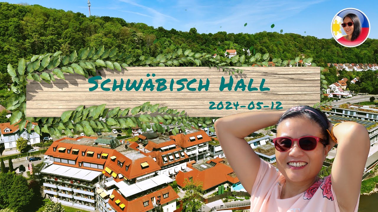 Panorama Schwaebisch Hall neben Hohenlohe Künzelsau,Oehringen in Baden Wuerttemberg