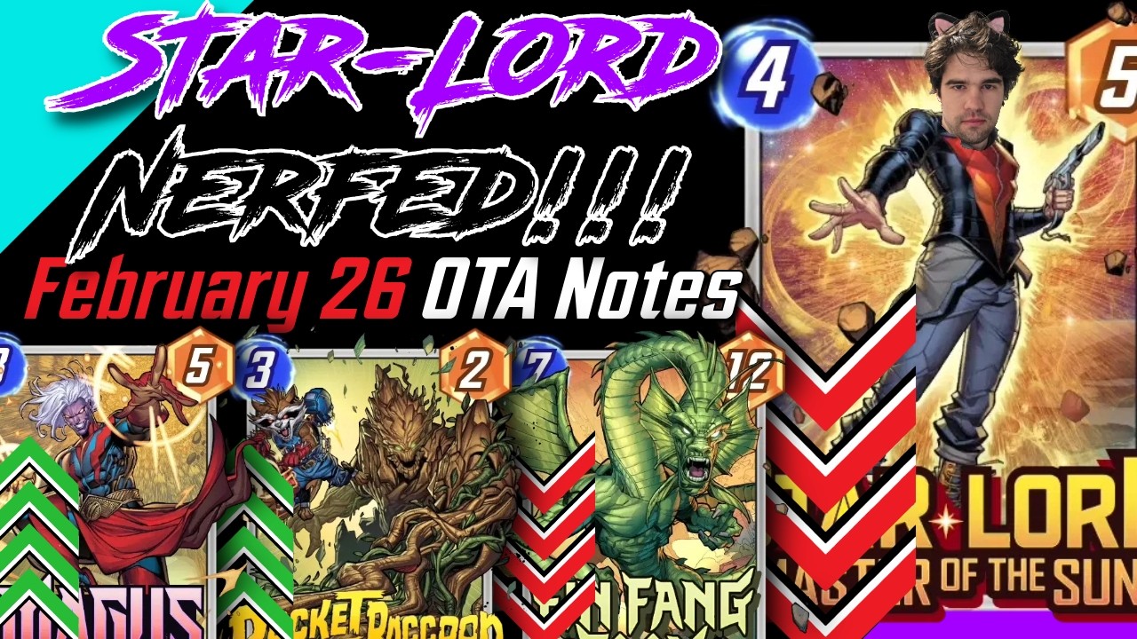 Star-Lord is FINALLY nerfed, is it enough to not CRASH OUT again?