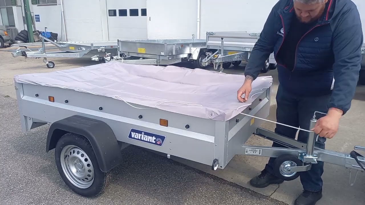 TrailerNord Guide - Påsætning af presenning på trailer