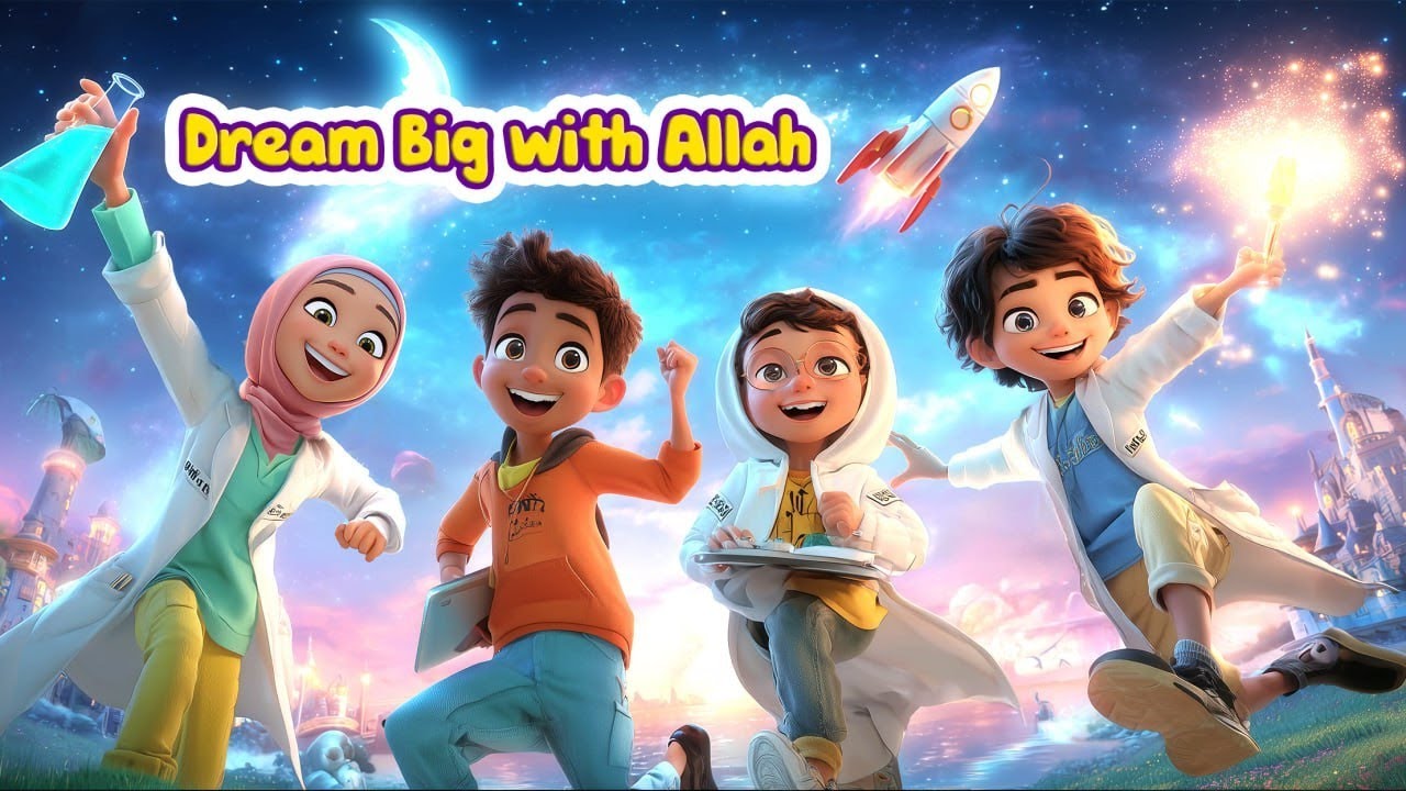 Learn &ldquo;Bismillah&rdquo; & Dream Big! 🚀 Cute Islamic Nasheed for Muslim Kids