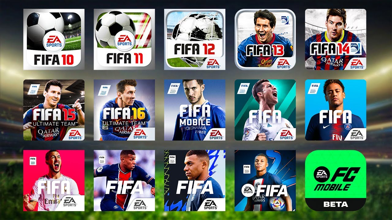 Every FIFA Mobile Trailer From FIFA 10 - EA FC Mobile