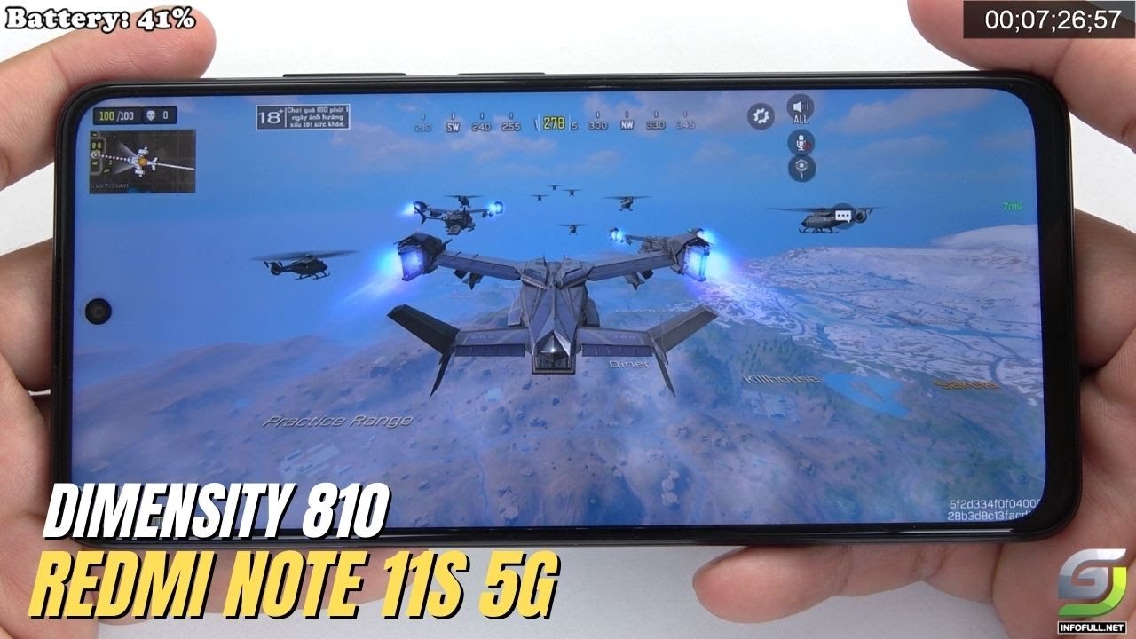 Redmi Note 11s 5G Test game Call of Duty Mobile CODM | Dimensity 810 5G