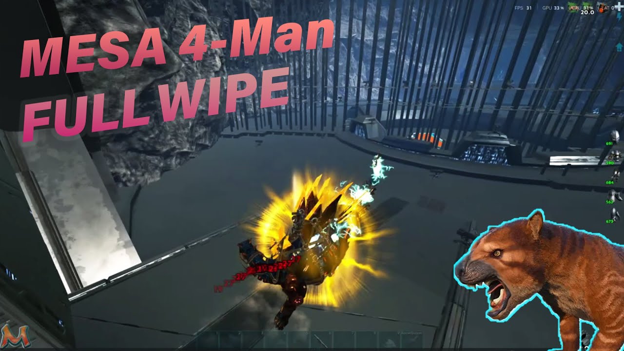 We Claimed the MOST OP Cave on DAY 1… Mesa 4-Man DOMINATION | ARK full wipe}#arksurvivalevolved
