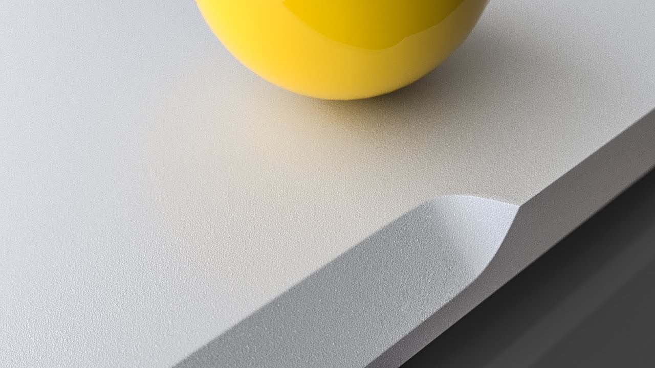 KeyShot Material Study: Bead Blasted Aluminum