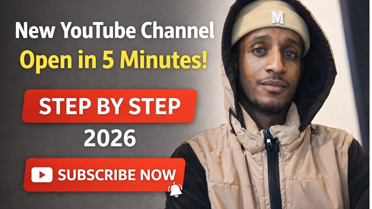አድስ YouTube  አከፋፈት  በ 5 ደቂቃ ¶ 2026 model YouTube be 5 deqeqa lemkipete vidiyon chersachu eyute😘¶ 🤳