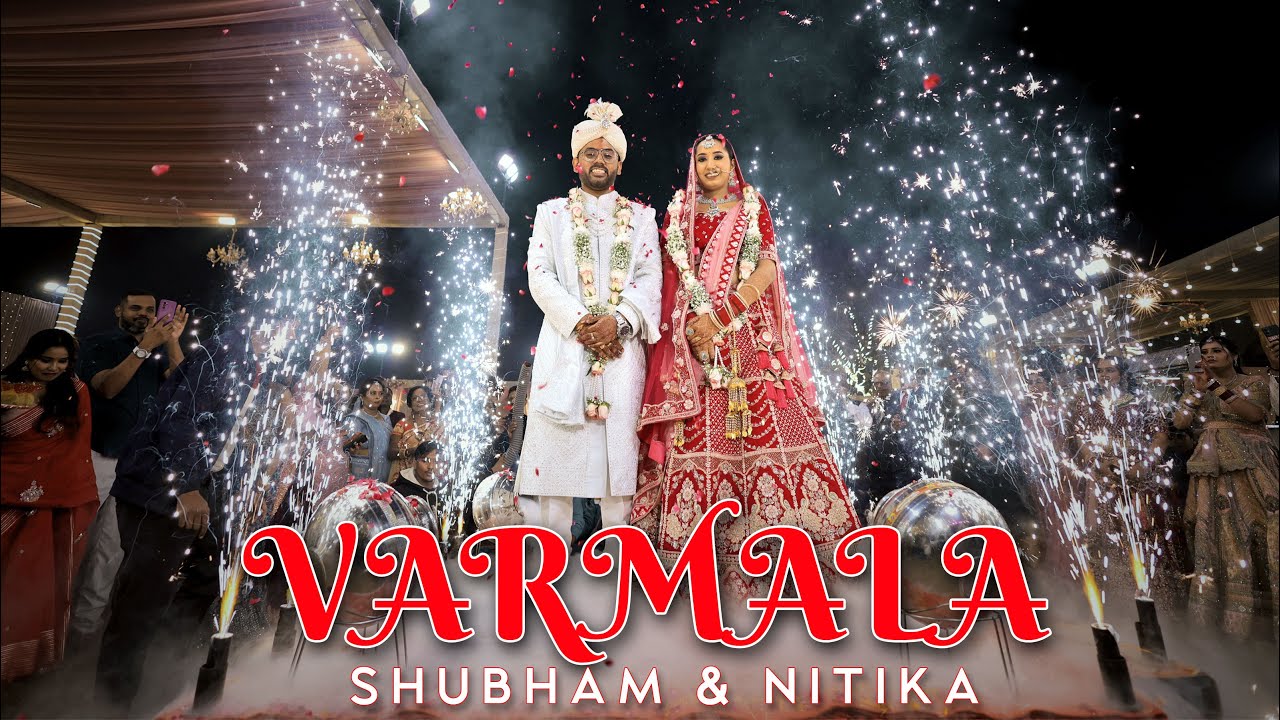 VARMALA  CEREMONY OF SHUBHAM & NITIKA #varmala