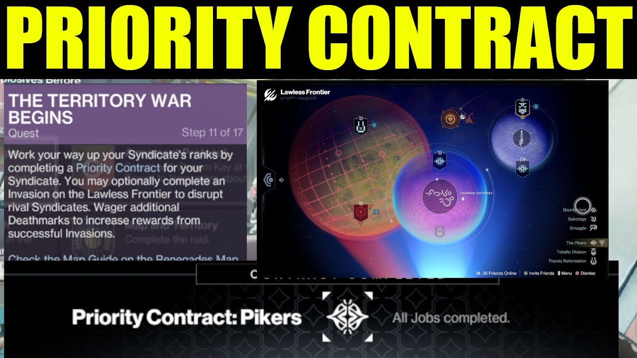 Destiny 2 — Приоритетный контракт выполнен | НАЧИНАЕТСЯ ВОЙНА ЗА ТЕРРИТОРИЮ Руководство по заданию