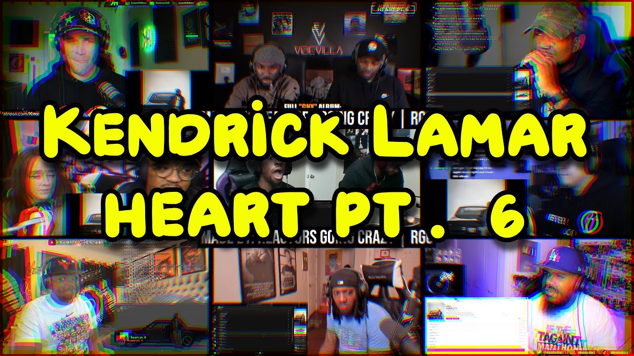 Kendrick Lamar - Heart pt. 6 | REACTION MASHUP