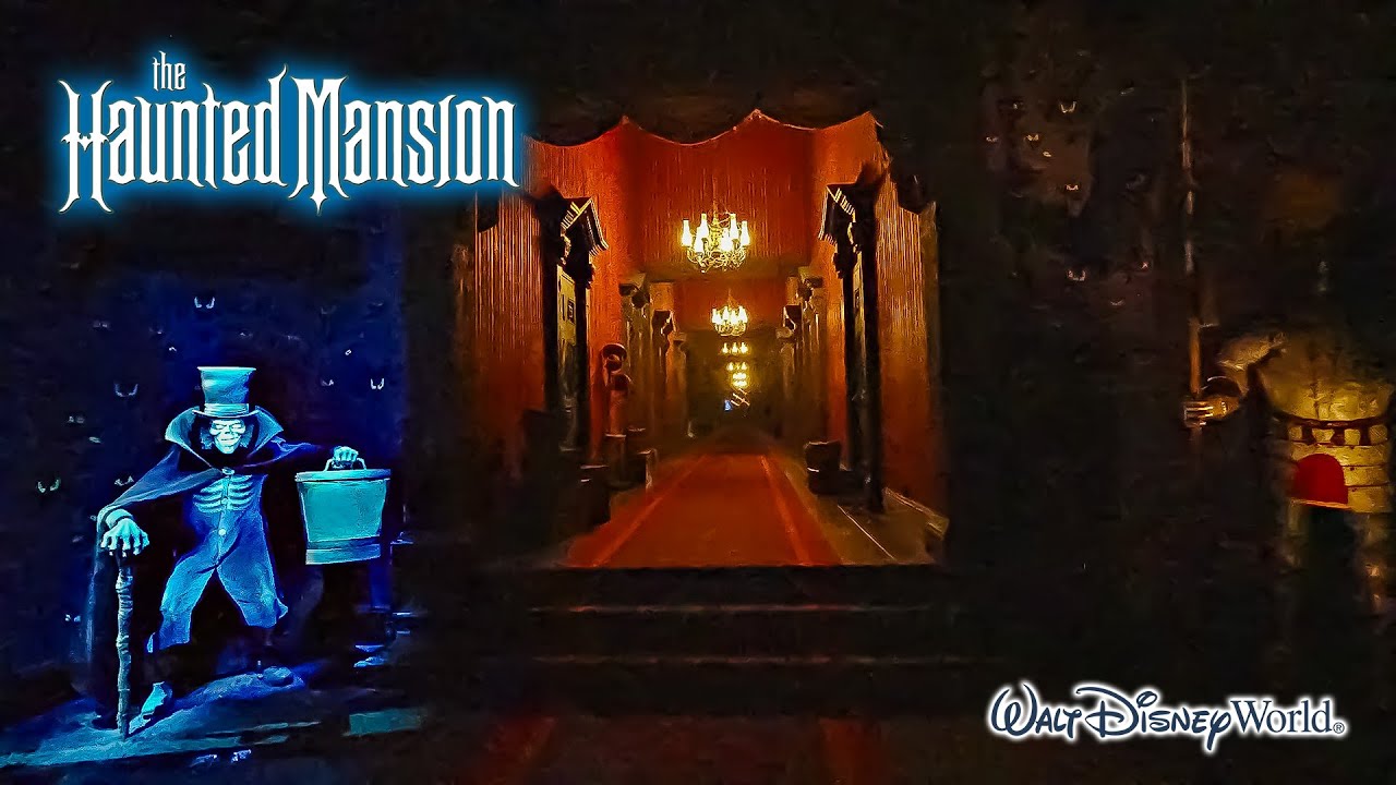 Haunted Mansion On Ride Low Light 4K POV Magic Kingdom Walt Disney World 2025 03 03