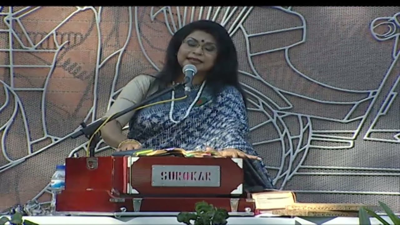 Aji Bangladesher hridoy hote - Rezwana Chowdhury Bannya আজি বাংলাদেশের হৃদয় হতে | Rabindra Sangeet