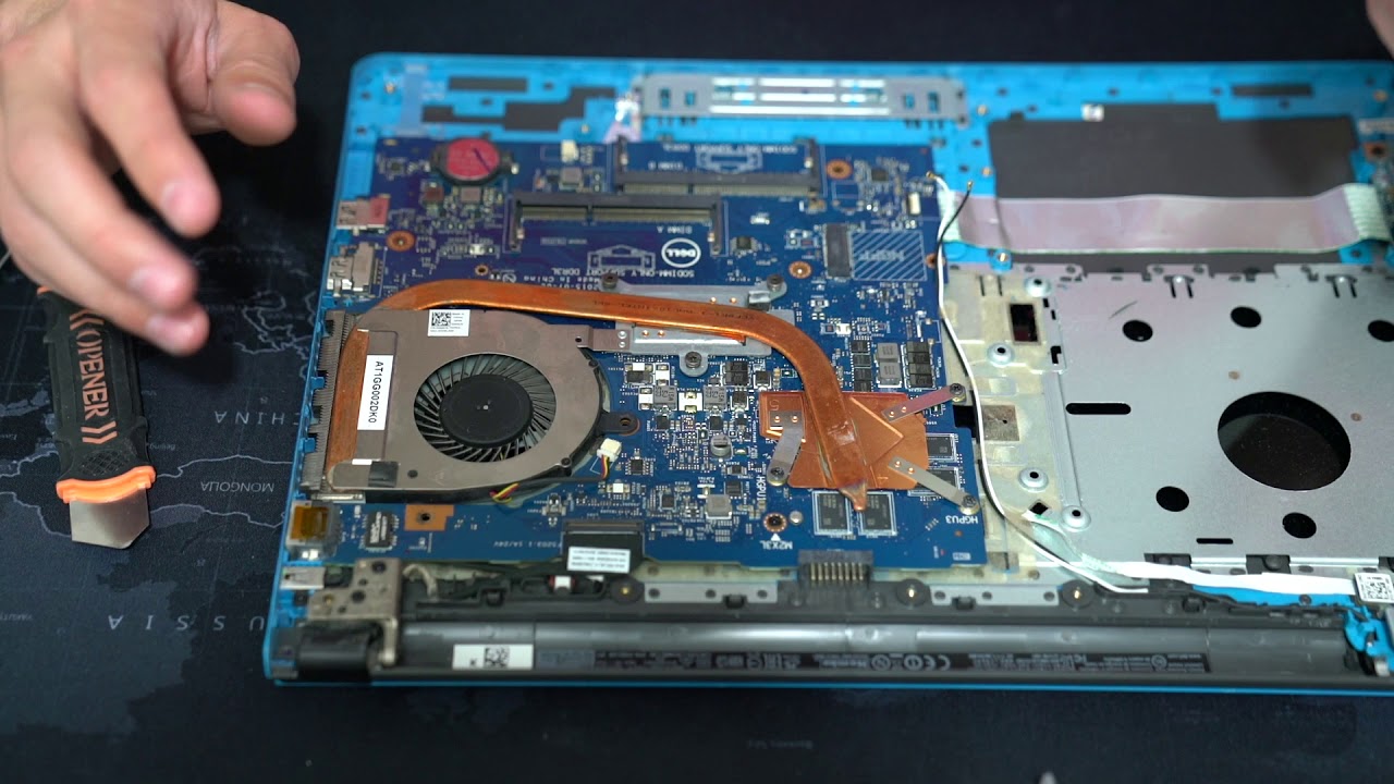 Limpieza y re empastado de laptop DELL 5559