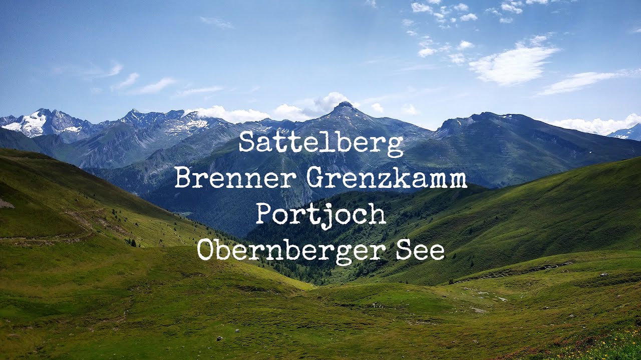 Sattelberg - Brenner Grenzkamm - Trail zum Portjoch - Obernberger See - Mountainbike Tour