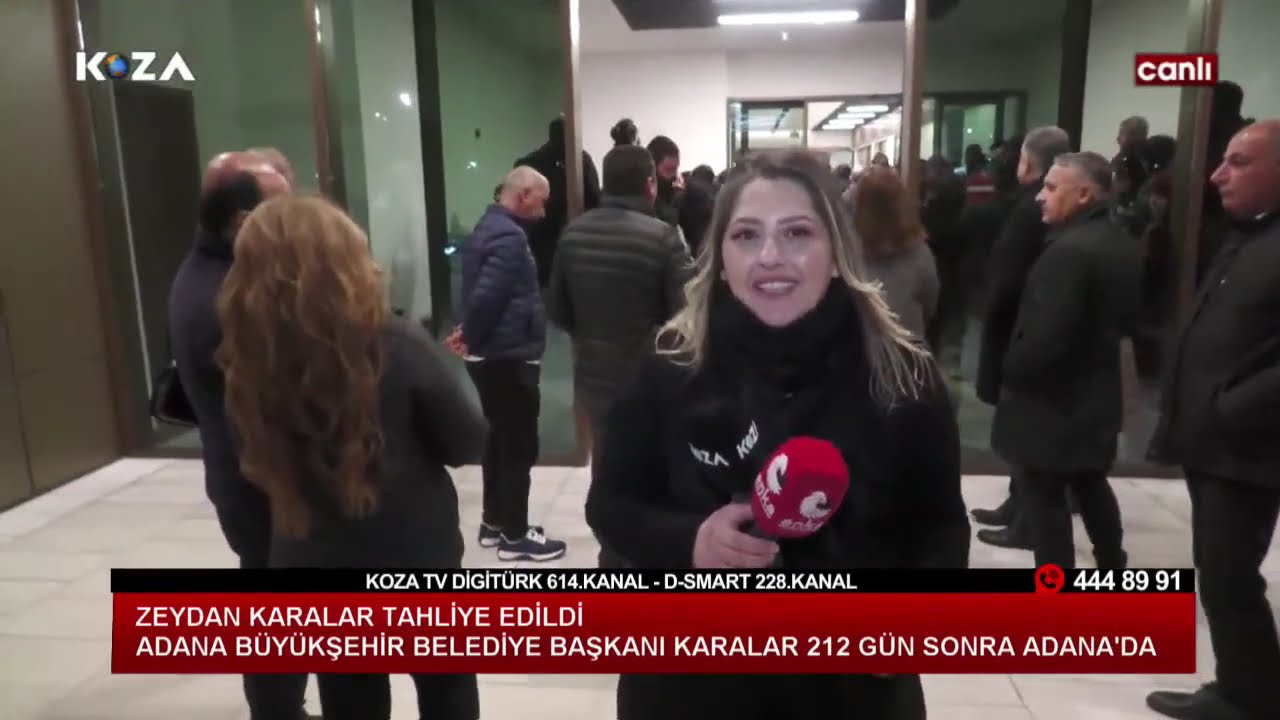 Adana Büyükşehir Belediye Başkanı Zeydan Karalar Tahliye Edildi  #CanlıYayın