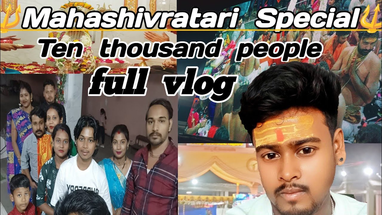 Mahashivratri Special । Ten thousand peoples full vlog। Rajkot 🔱🔱