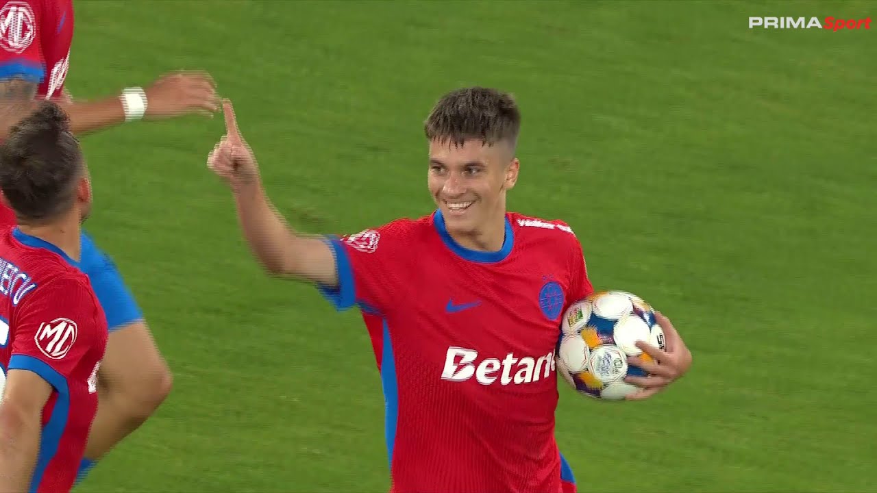 REZUMAT | FCSB - Hermannstadt 1-1. Stoian o salvează pe campioană în prelungiri
