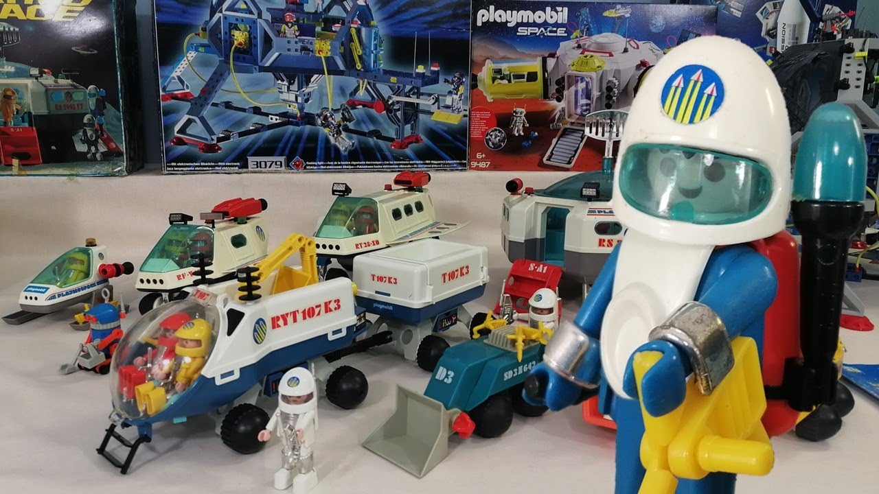 PLAYMOBIL im Weltraum: klassisches Playmospace, System X Raumstation und die erste Figur im All