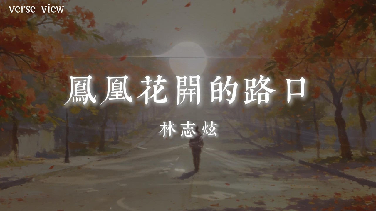 林誌炫 - 鳳凰花開的路口『時光的河入海流 終於我們分頭走 沒有哪個港口 是永遠的停留』【歌詞版】