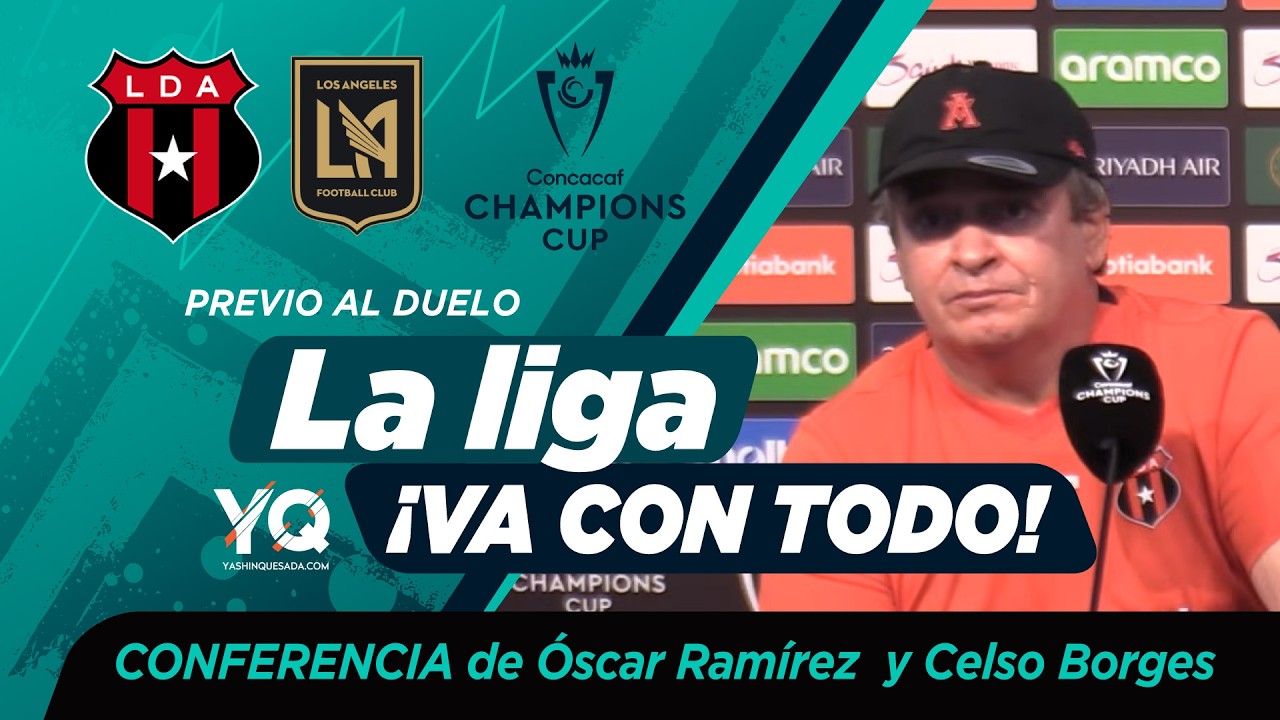 Conferencia de Óscar Ramírez previo al juego de vuelta entre Alajuelense y LAFC por CONCACAF