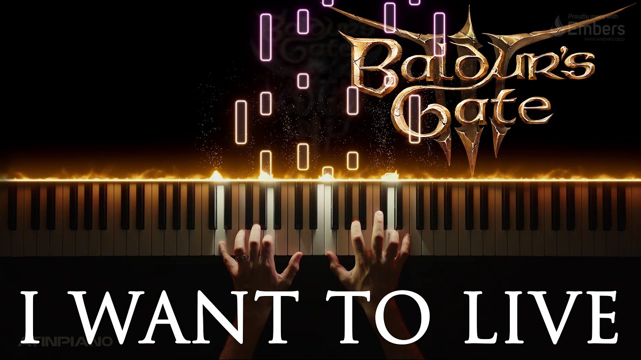 I Want To Live - Baldur's Gate 3 OST (Piano Cover)