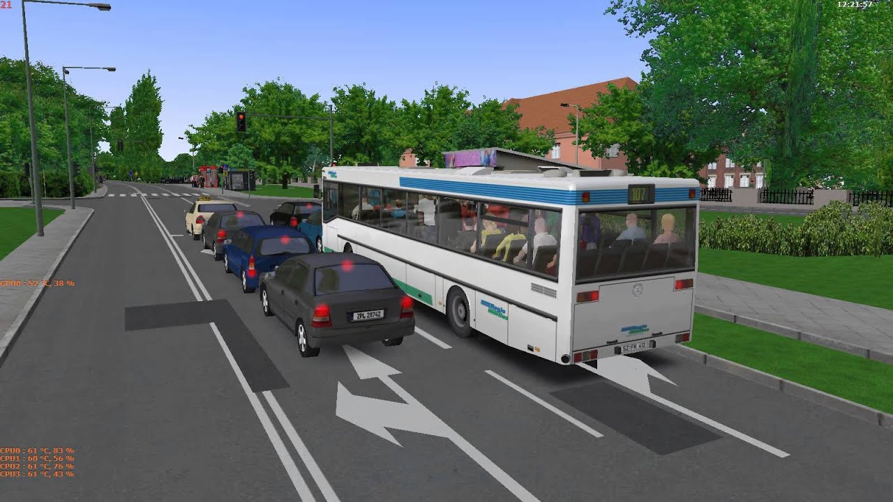 OMSI 2 Gameplay - Fiktiv Szczecin - L107 - Mercedes-Benz O407 (Sound MOD v2 WIP)