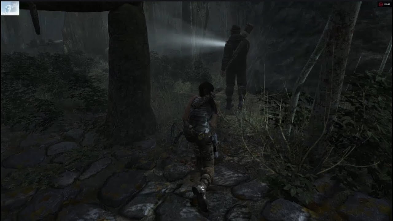 Tomb Raider Kampf im Bergwald