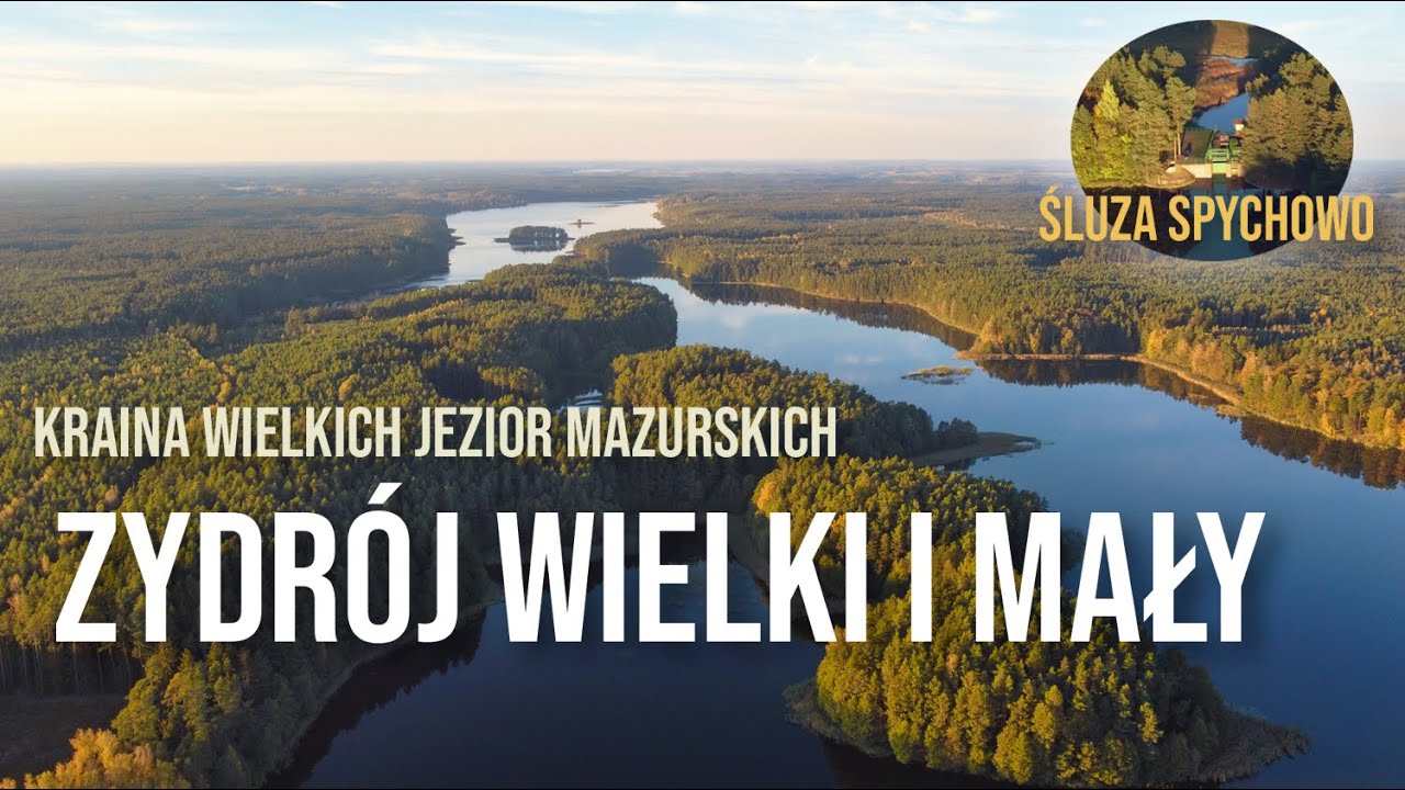 Mazury - Jezioro Zyzdrój Wielki i Mały, Śluza Spychowo, Ośrodek Wypoczynkowy Na Cyplu