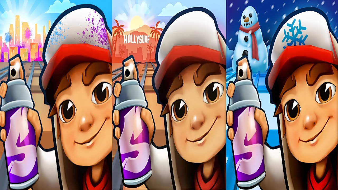Subway Surfers : Mumbai 2025 🆚 Hollywood 2024 🆚 Subway City Xmas 2022