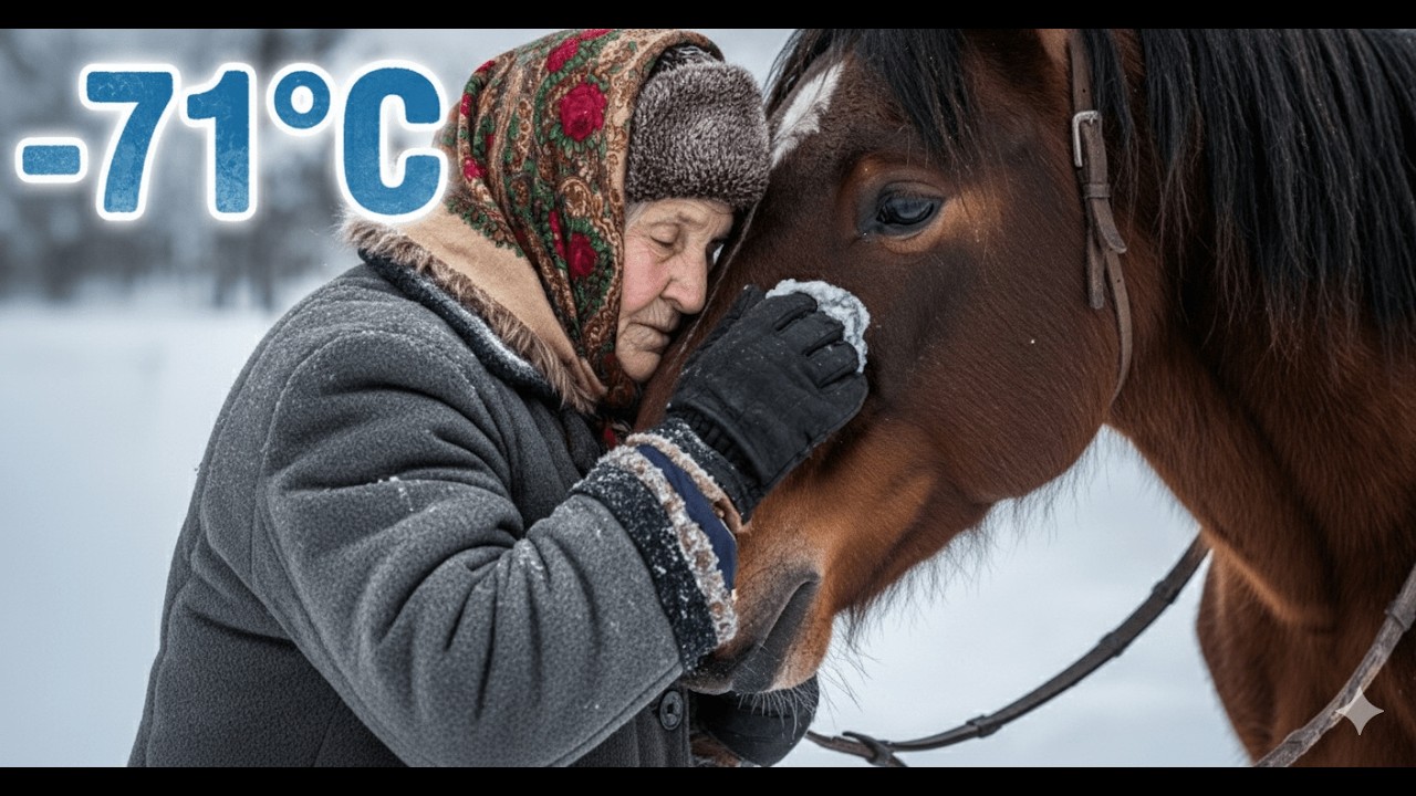 🐴 She Found an Abandoned Horse Tied to a Tree and Left to Freeze in 71°C Siberia