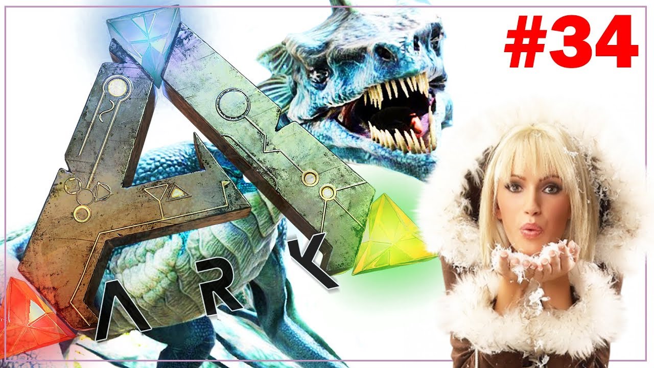 ARK RAGNAROK : 4 FILLES cherchent des oeufs de Wyvern de glace ! #34