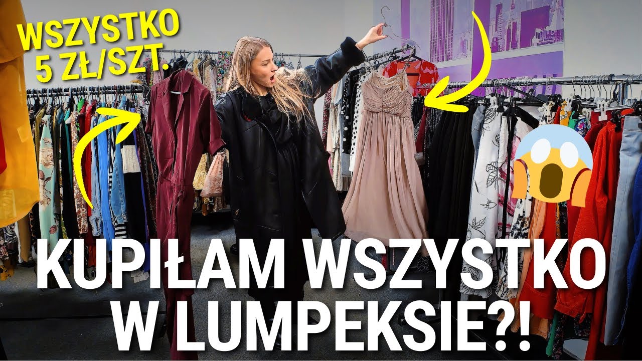 ZAKUPY ZA 5 ZŁ NA WYPRZEDAŻY W LUMPEKSIE 🔥 KUPIŁAM WSZYSTKO?! 😱