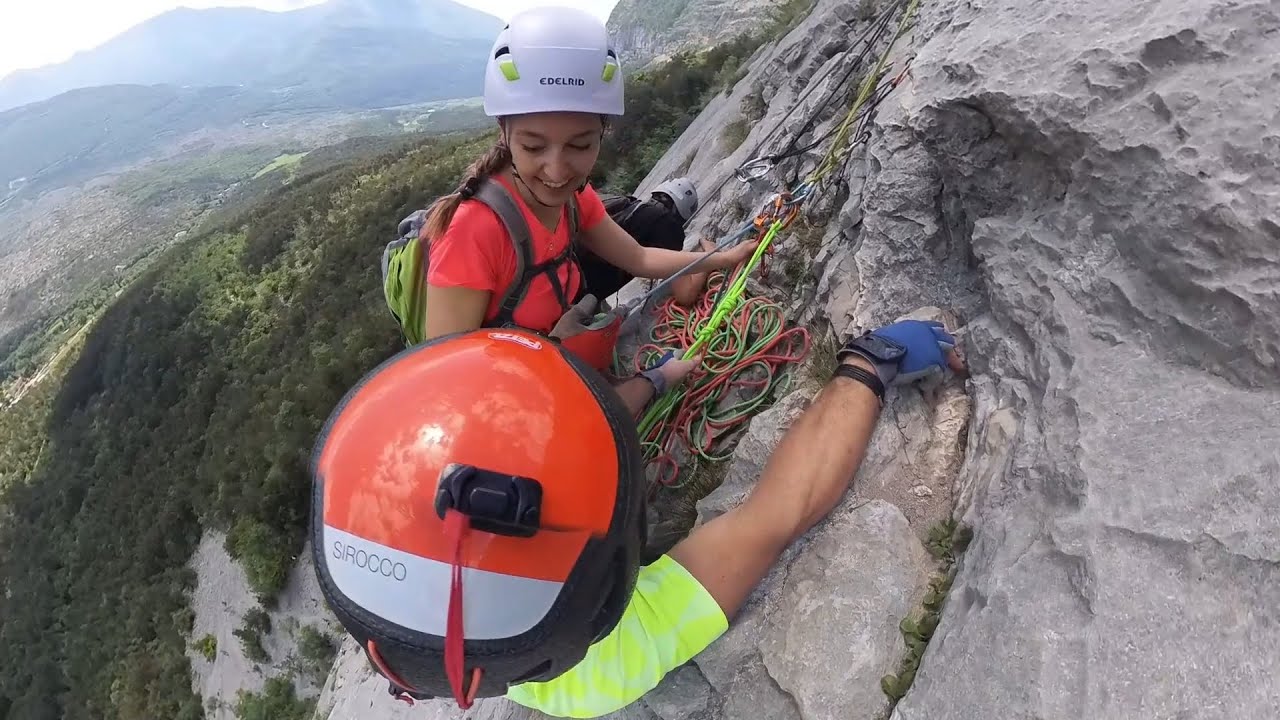 Prima arrampicata Multipitch, prima via lunga