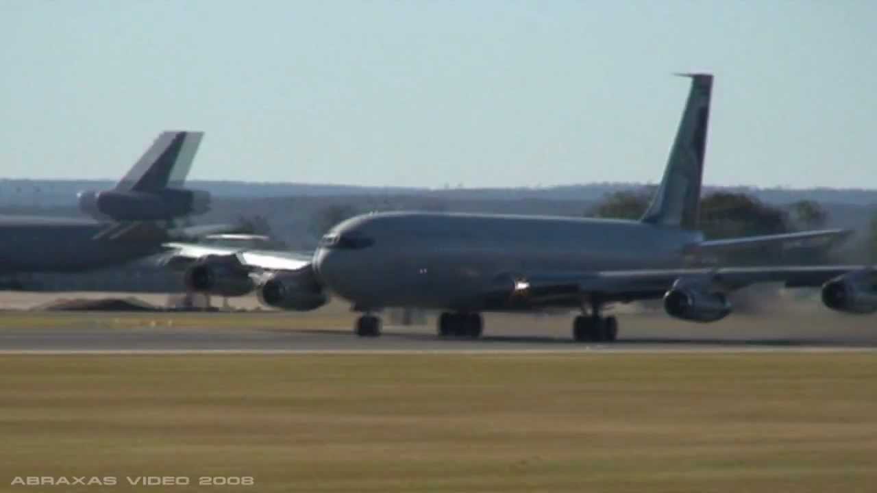 Royal Australian Air Force 707-338C [A20-624] - Takeoff from Richmond - 30 June 2008 - Abraxas Video