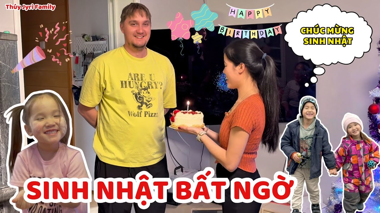 Thúy Cùng Bố Mẹ Chồng Âm Thầm. Bất Ngờ Tổ Chức Sinh Nhật Cho Jyri - Thúy Jyri Family Phần Lan