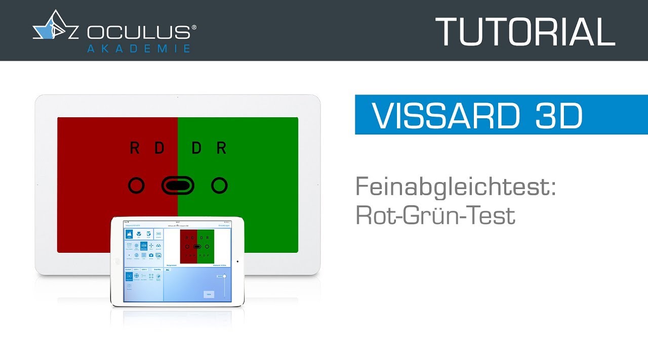 OCULUS Akademie - Vissard 3D: Feinabgleichtest 