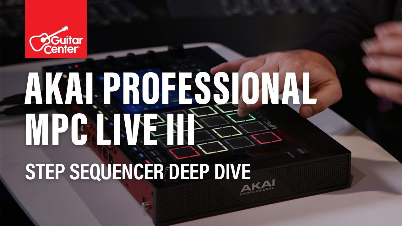 НОВЫЙ AKAI Professional MPC Live III | Демонстрация пошагового секвенсора и запуск клипов с Энди ...