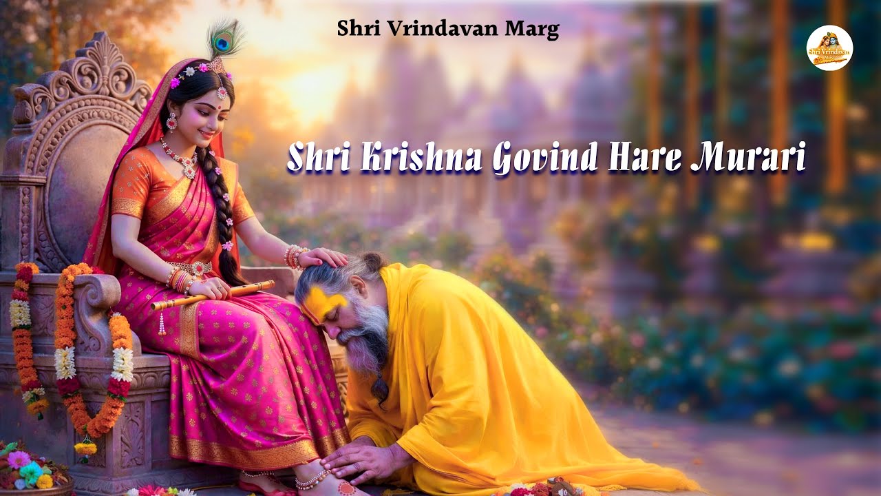 Shri Krishna Govind Hare Murari | Shri Vrindavan Marg | Hindi Devotional | Peaceful Bhajan |