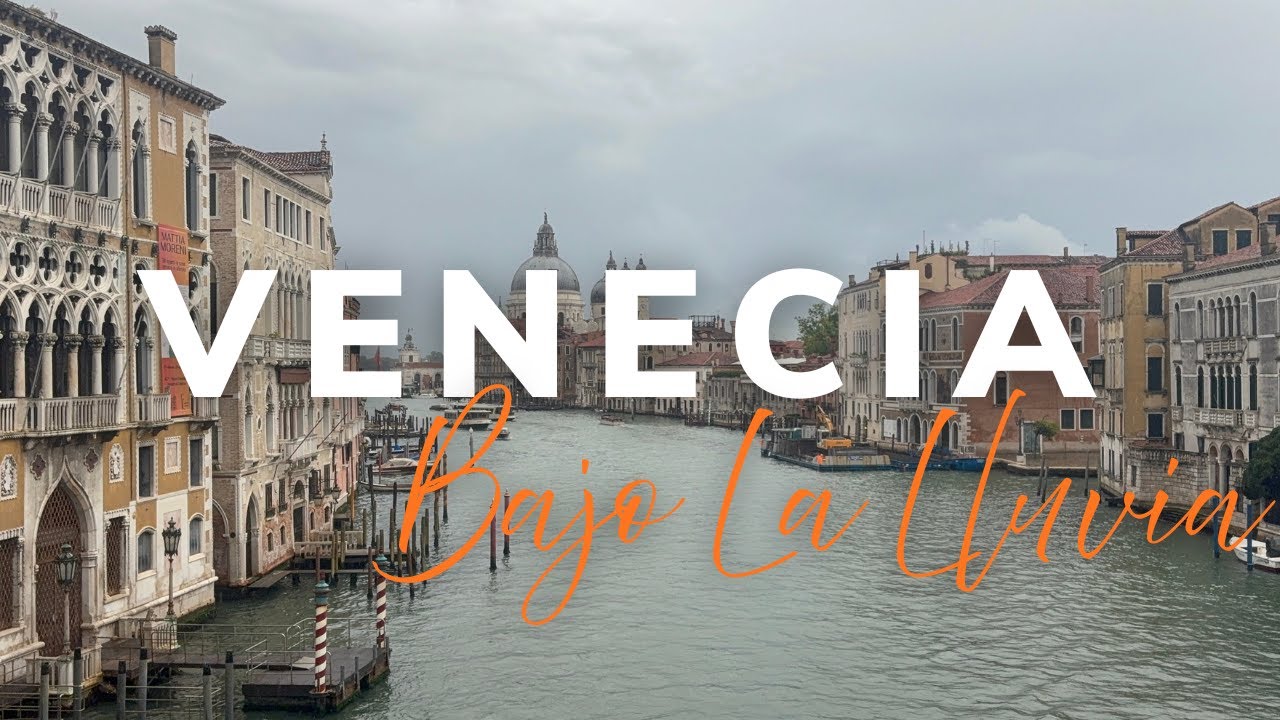 Venecia bajo la lluvia, una mirada mágica!
