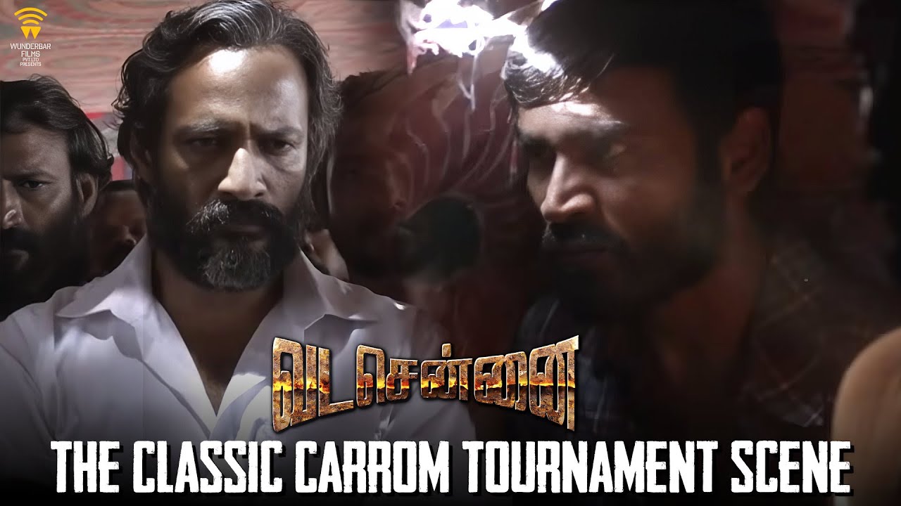 VADACHENNAI - The Classic Carrom Tournament Scene | Dhanush | Ameer | Andrea Jeremiah | Vetri Maaran