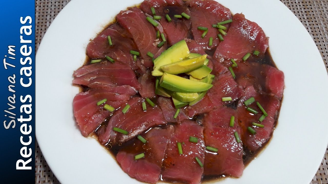 Cómo hacer Sashimi de Atún. Receta.