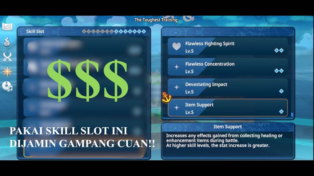 TIPS Build Skill Slot Untuk Grinding BERRY Dengan Cepat ‐ One Piece Pirate Warrior 4 (PS4) Gameplay