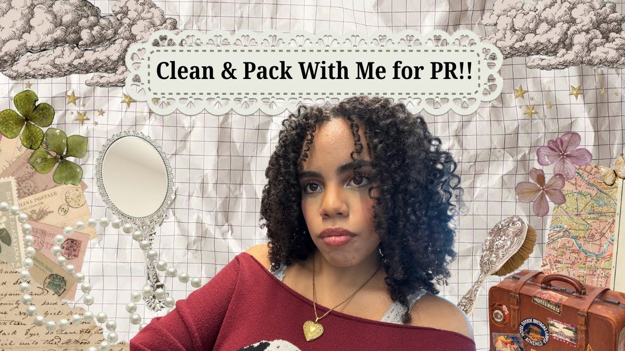 Clean & GRWM for Puerto Rico Trip!! ✨