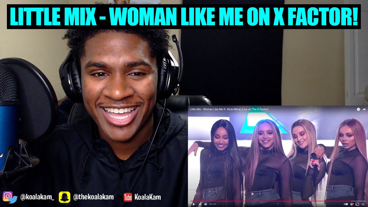 they growled at ME! Little Mix - Woman Like Me ft. Nicki Minaj (Live on The X Factor) | REACTION