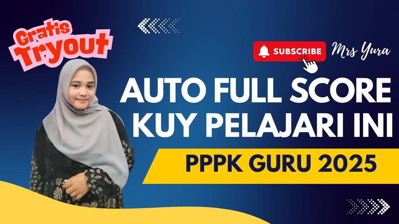 20 MENIT BELAJAR SOAL PPPK GURU 2025 SESUAI KISI KISI